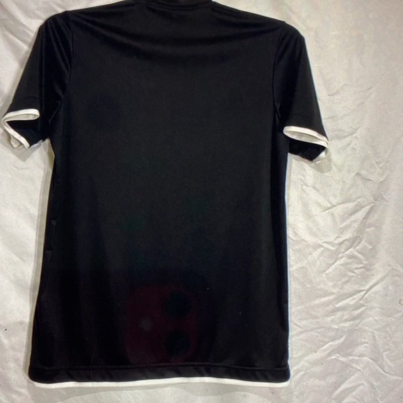 Adidas climate Athletic shirt black with white stripes size Small - Picture 5 of 6